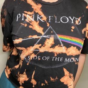 Pink Floyd Bleach tie dye shirt